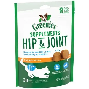 30ct Greenies Hip & Joint Supplement For Dogs - Supplements
